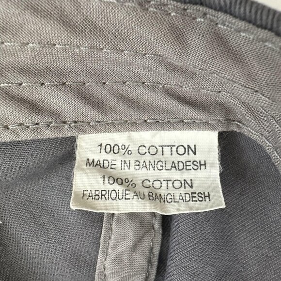 Oportun Baseball Hat Embroidered Adjustable Strap Back Cap Gray 100% Cotton - Picture 9 of 10